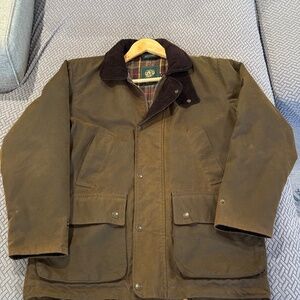 Men’s Oxford Blue Kingsbridge Wax Jacket W05 - Green, Size Small